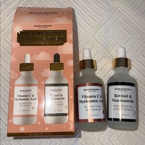 PROVENCE BEAUTY DAY&NIGHT DUO SERUM TREATMENT Glow & Resurface Serum Combo New